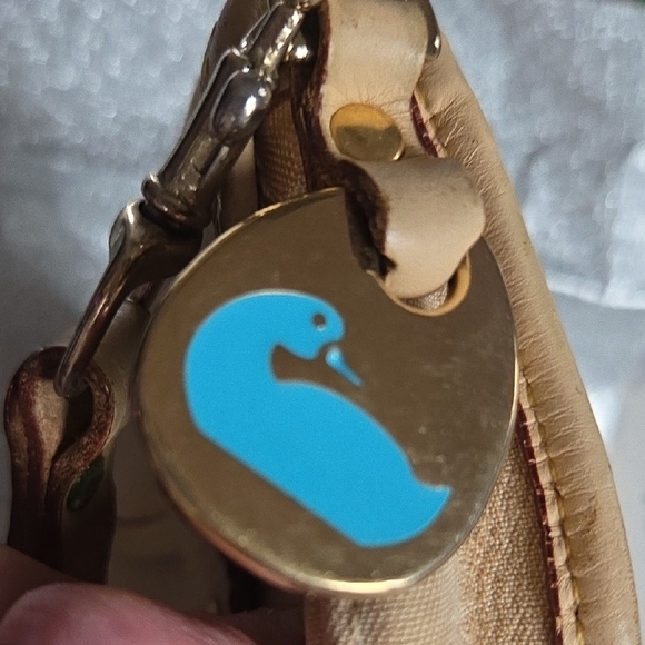 Dooney & Bourke Tan Wristlet Clutch